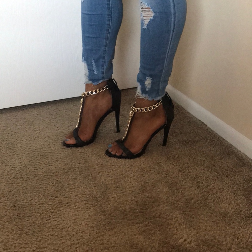 Bebe black heels